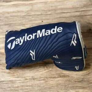 TaylorMade TP Collection Blade Putter Golf Club Headcover Head Cover Blue White